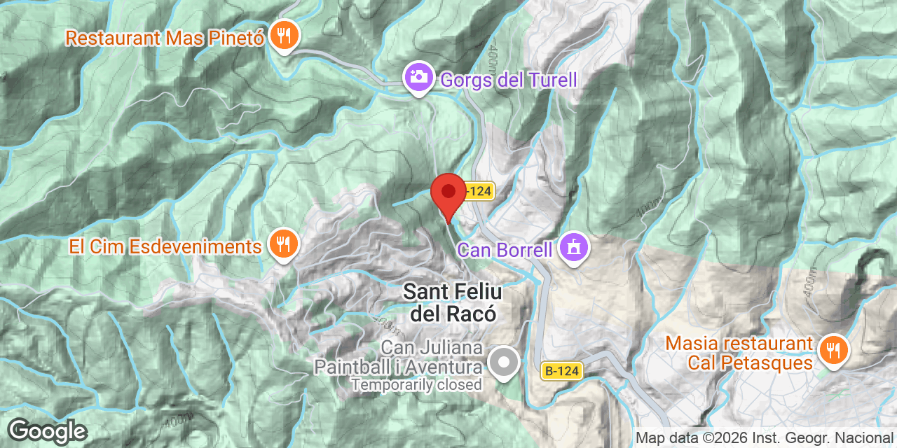 Mapa de situación de FONT DE LA RIERA, COVA DE LA