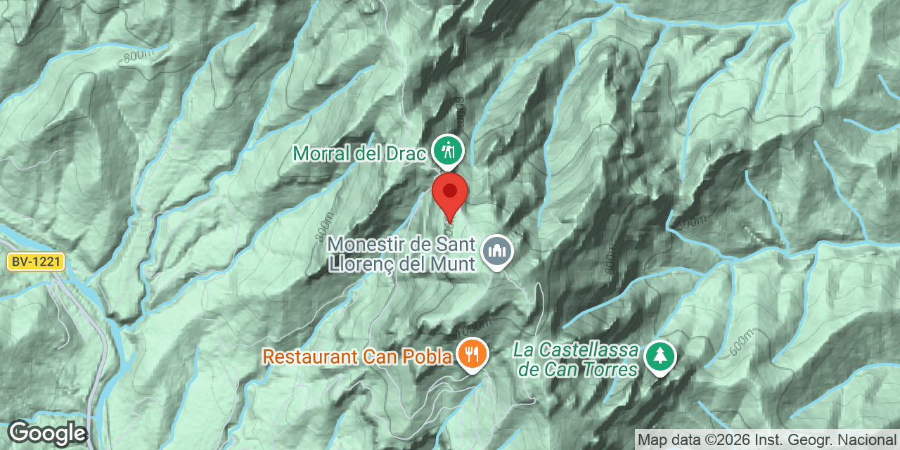 Location map of LLOSA, BALMA DE LA