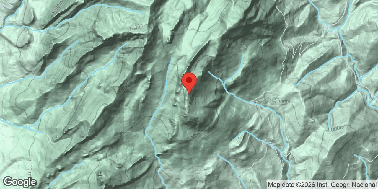 Mapa de situació de PUIG CUBELL DE VILADA, AVENC DEL