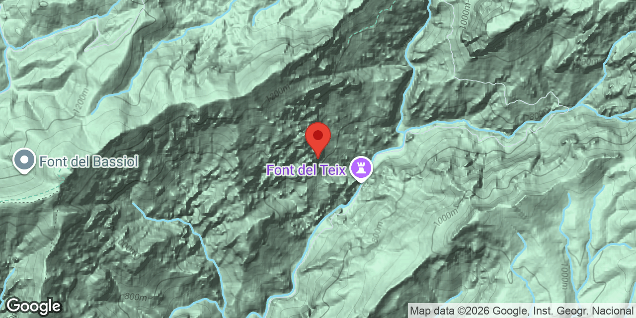 Mapa de situació de BOUS, COVA DELS