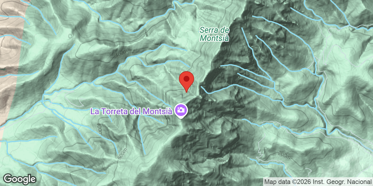 Mapa de situación de TEIX, COVA DEL