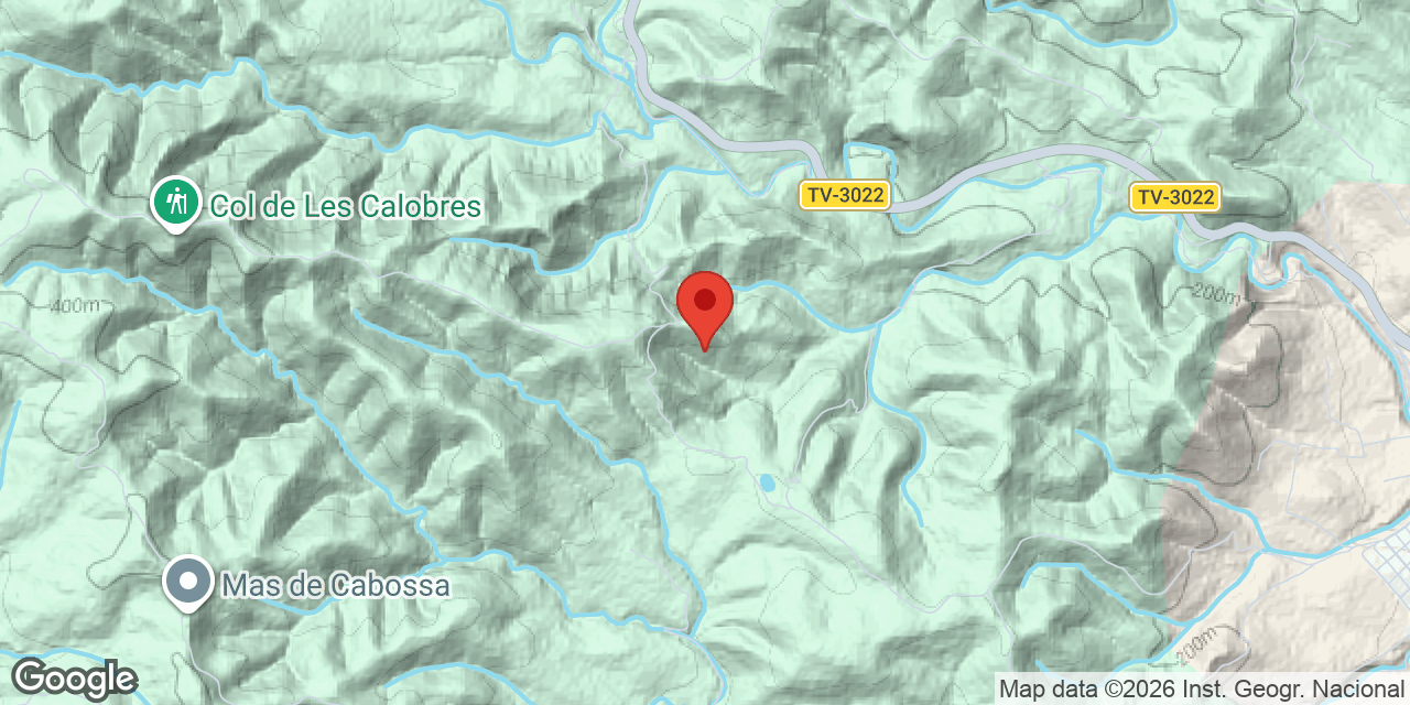 Mapa de situació de COMES, AVENC DE LES