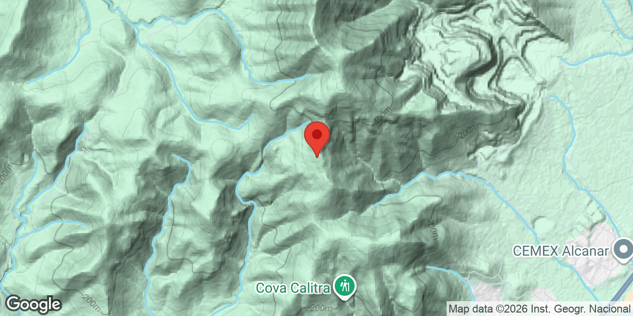 Carte de situation de LLIGALLO DE ROCA ROJA, COVA DEL