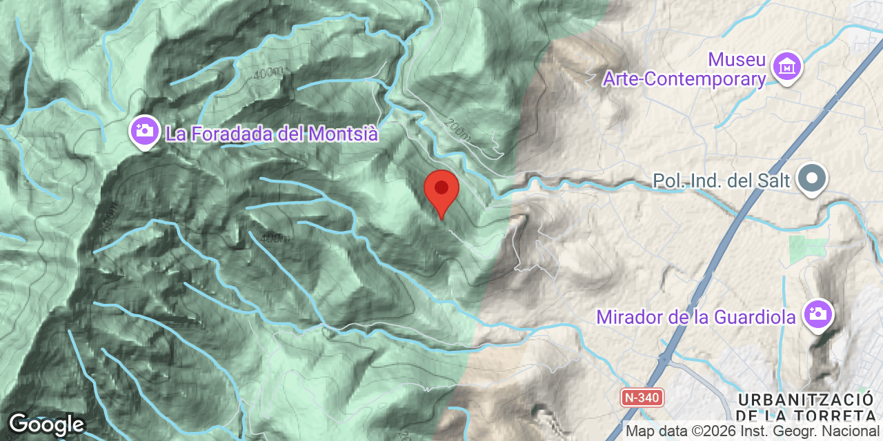 Location map of MOLA PLANA, COVA DE LA