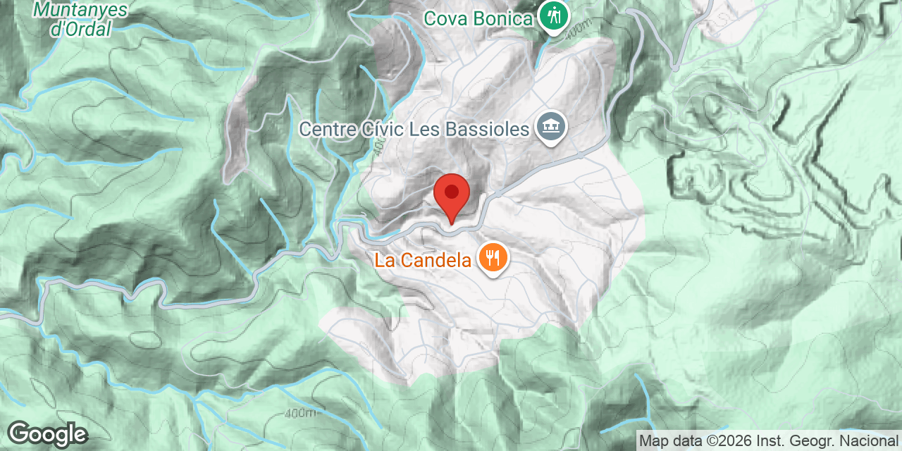 Location map of FONDO DEL MOLÍ, AVENC DEL