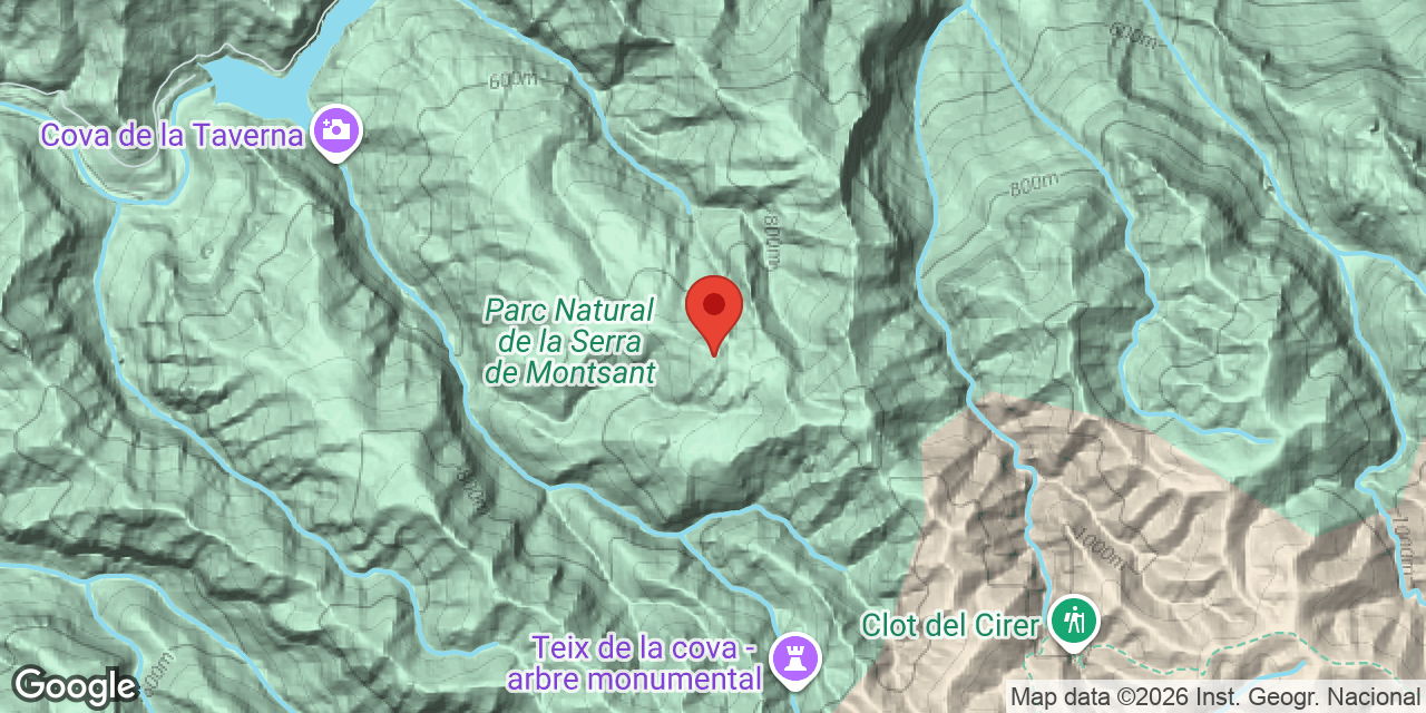 Mapa de situación de FRANCESC, AVENC D'EN