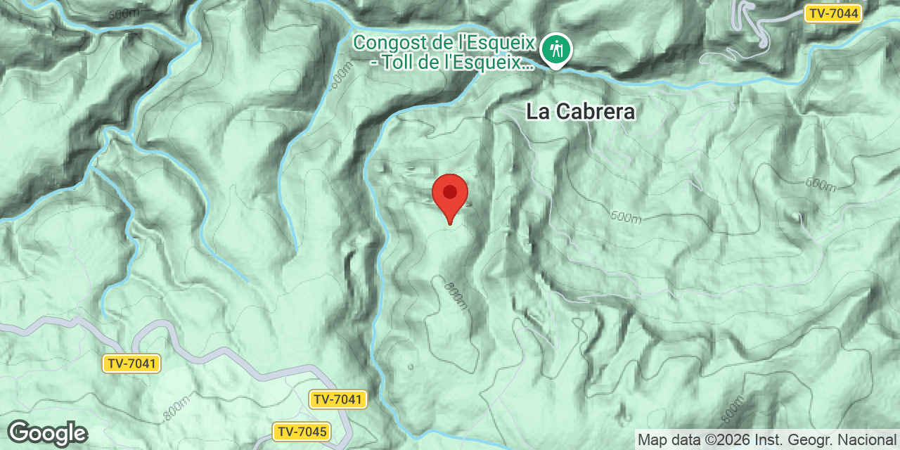 Mapa de situació de CABIROL, AVENC DEL