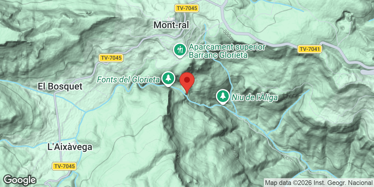 Mapa de situación de CALAVERA, COVA DE LA
