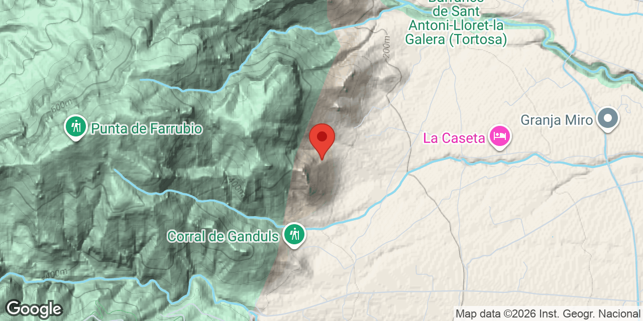 Mapa de situació de CONILL, COVA DEL