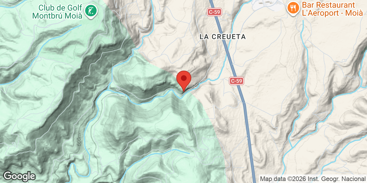 Location map of GITANOS, BAUMA DELS