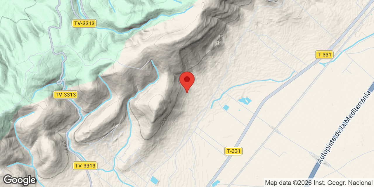 Location map of MOLA DE LA TORRE, AVENC DE LA
