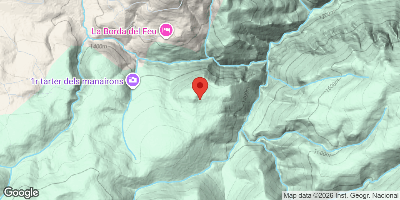 Mapa de situació de PLA FORNESA, AVENC DEL
