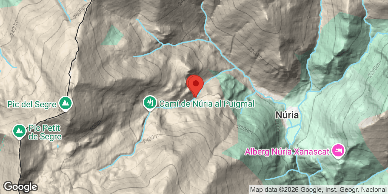 Mapa de situació de EMBUT, SISTEMA DELS FORATS Nº3 I Nº4 DE L'