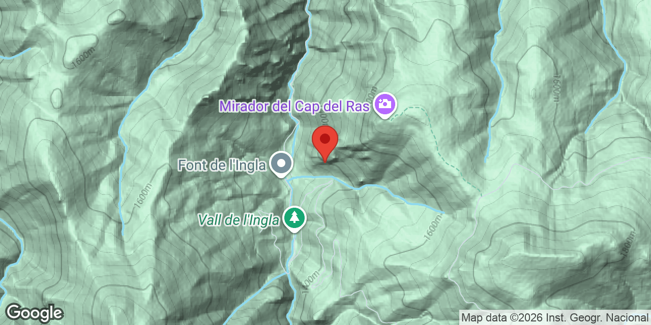 Mapa de situació de FONTFREDA, COVETA DE