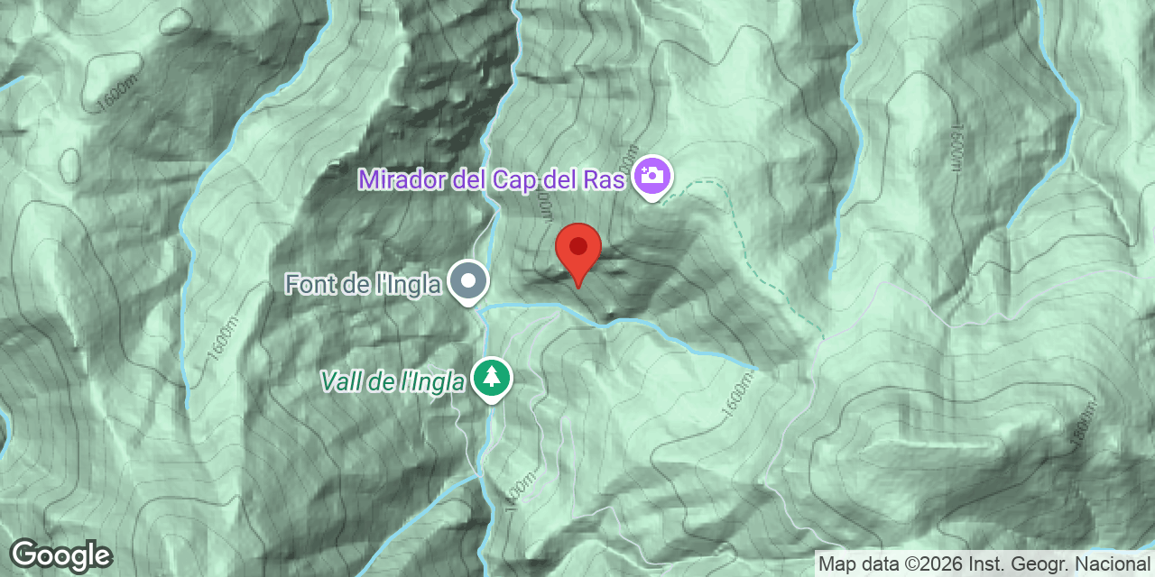 Carte de situation de TORRENT DE FONTFREDA, TÚNEL DEL