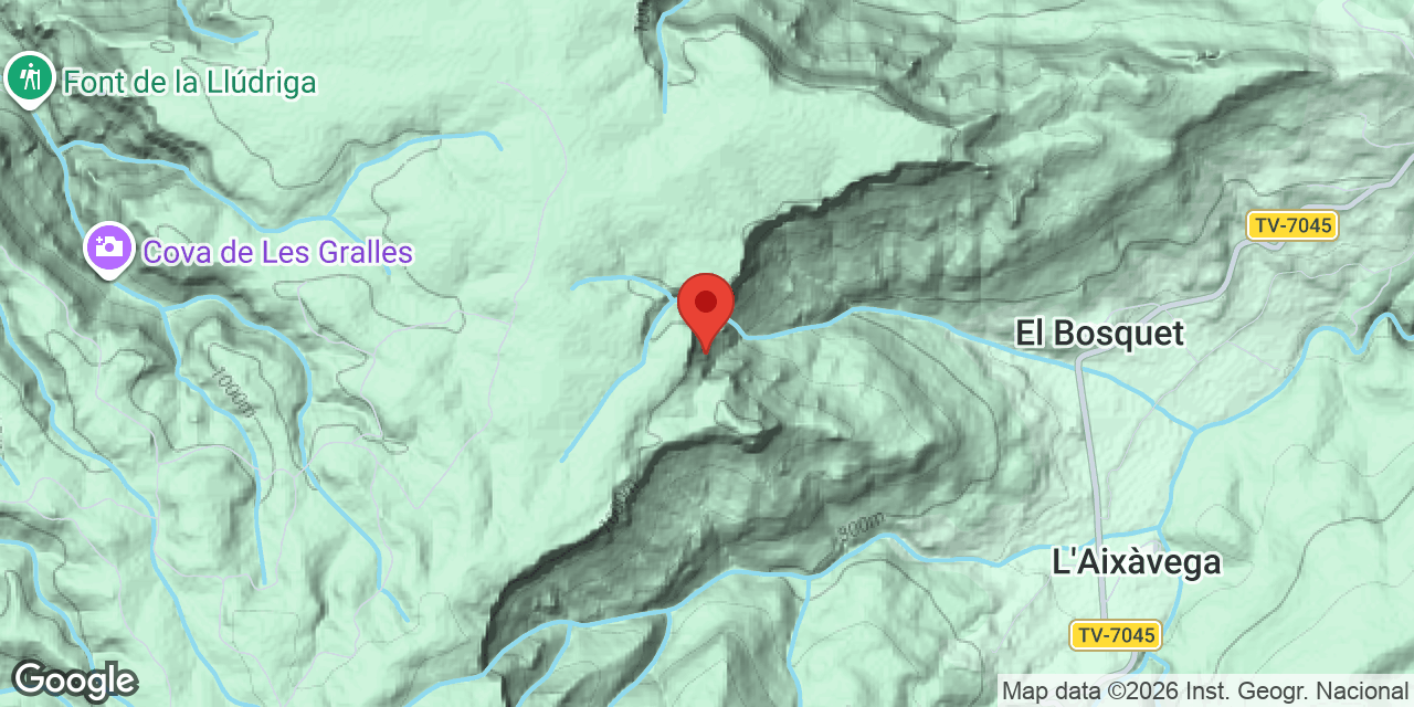 Carte de situation de BE, COVA DEL