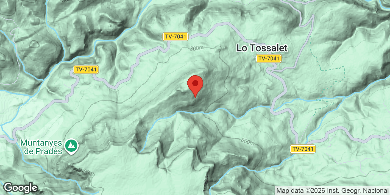 Carte de situation de SERRA DE L'EMBESTIDA, AVENC DE LA