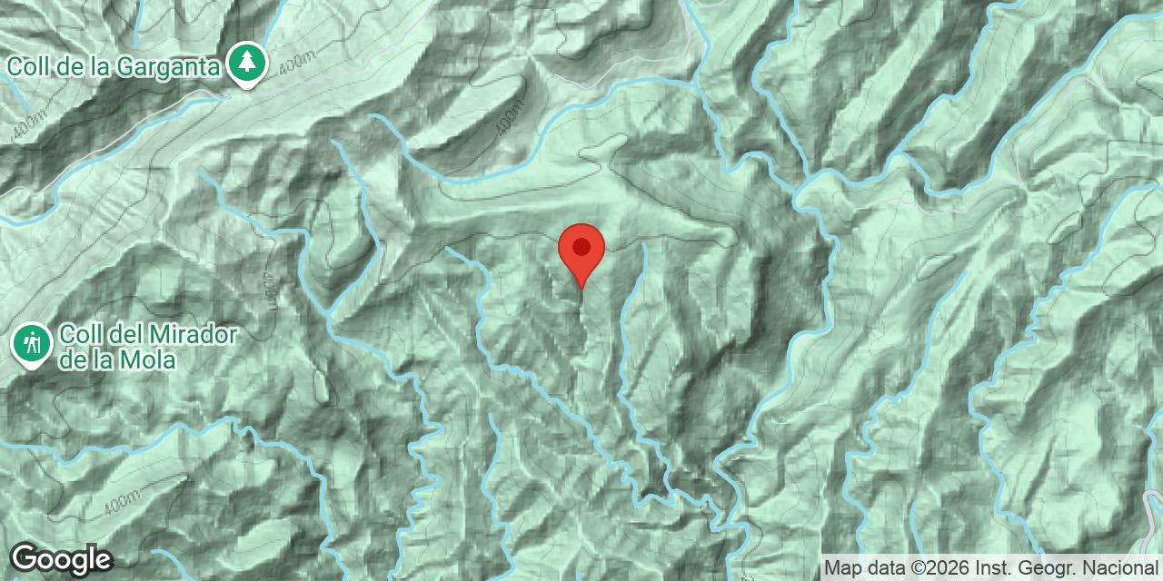 Mapa de situació de TRES ALLS, COVA DELS