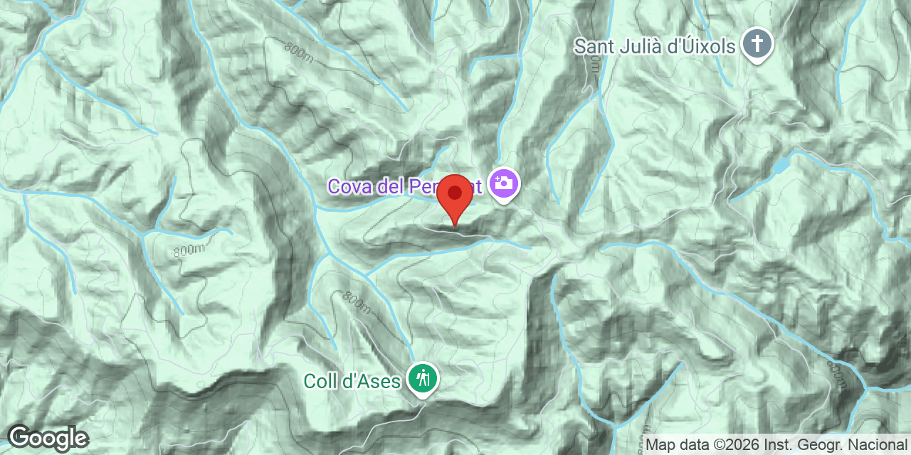 Mapa de situación de PENITENT, COVA DEL