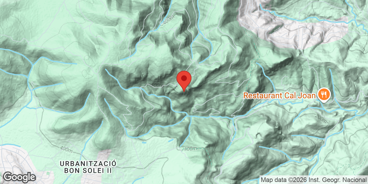 Mapa de situació de FONT DE L'ALBA, AVENC DE LA