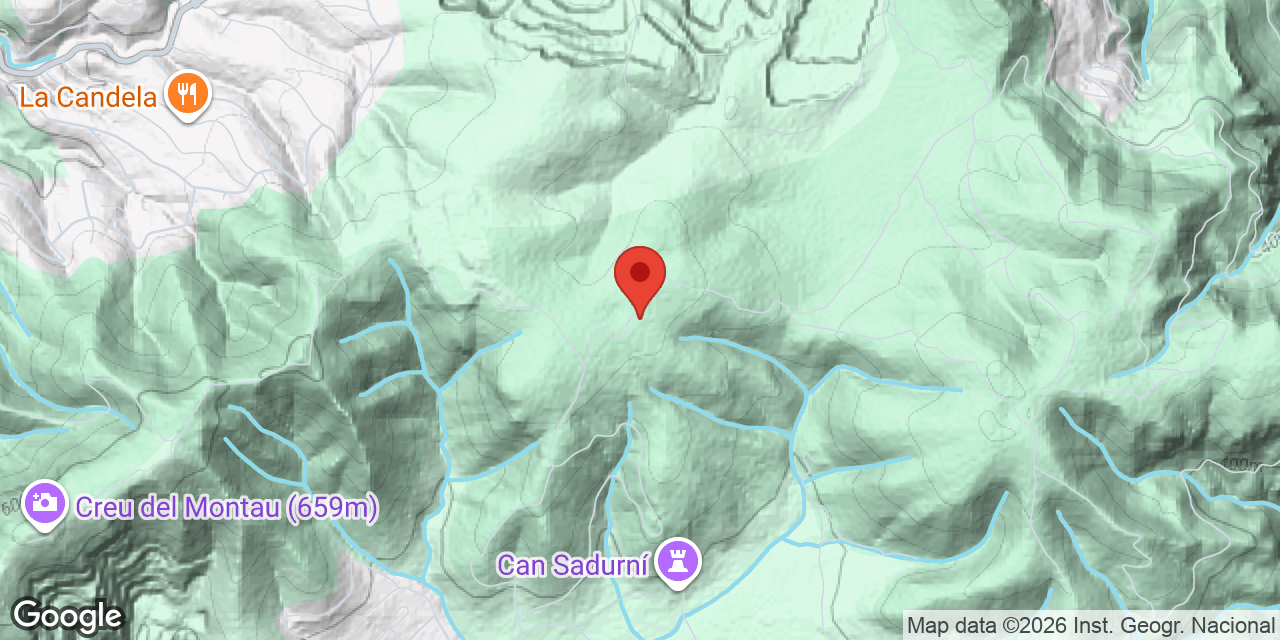 Mapa de situación de GRANYA, AVENC