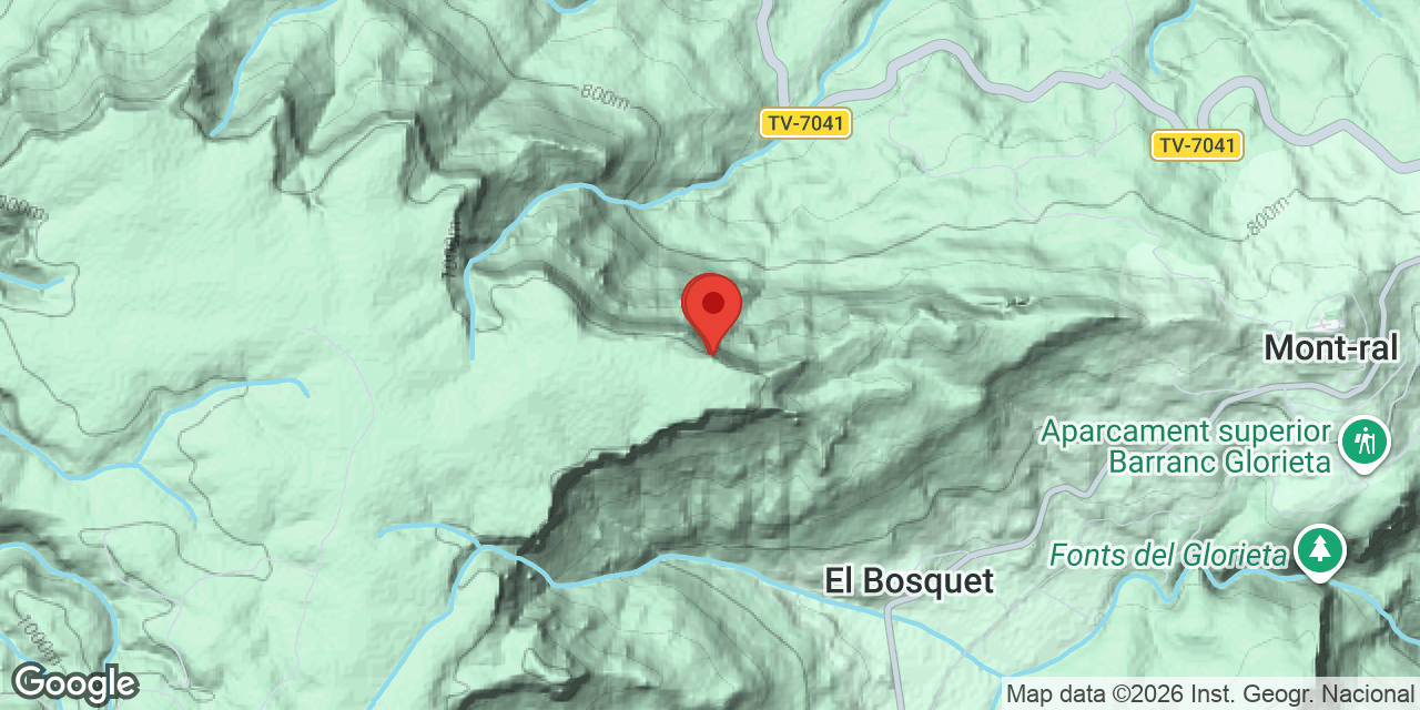 Location map of MONEDA, FORADADA DE LA