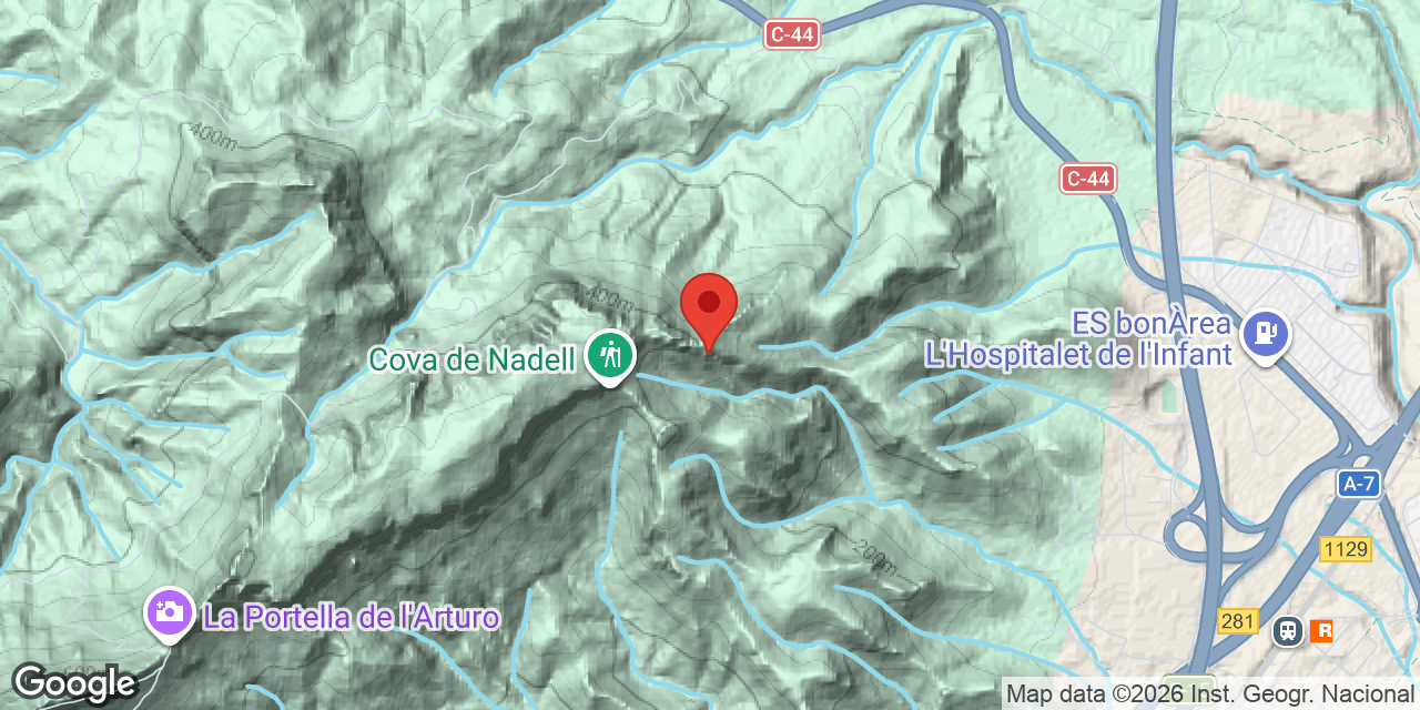 Carte de situation de MAL PAS, COVES DEL