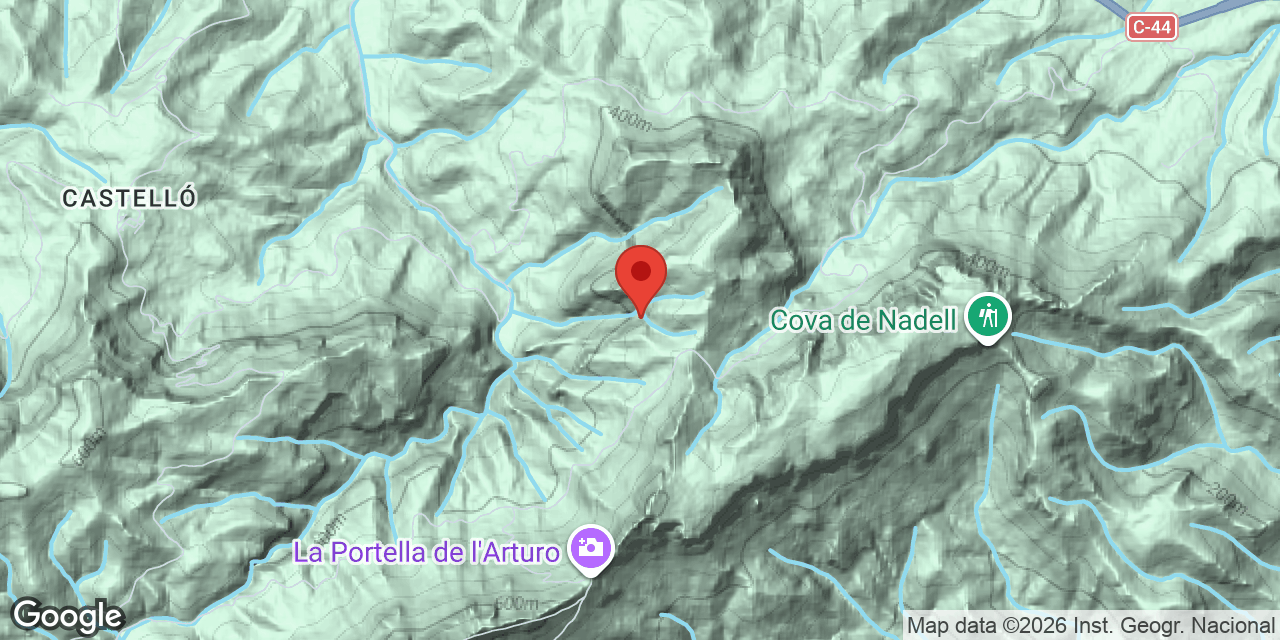 Carte de situation de TASCÓ, COVA D'EN