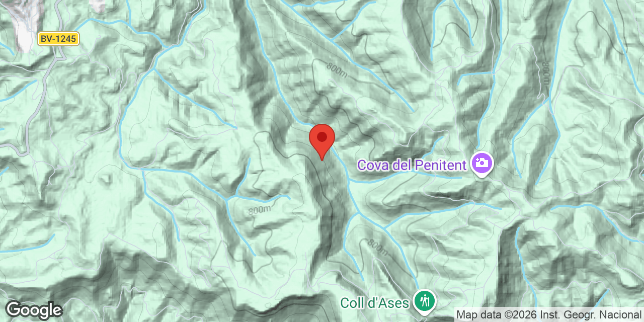 Mapa de situació de SALAMÓ, BALMES DE