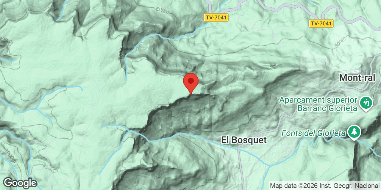 Mapa de situación de FALCÓ, COVA DEL