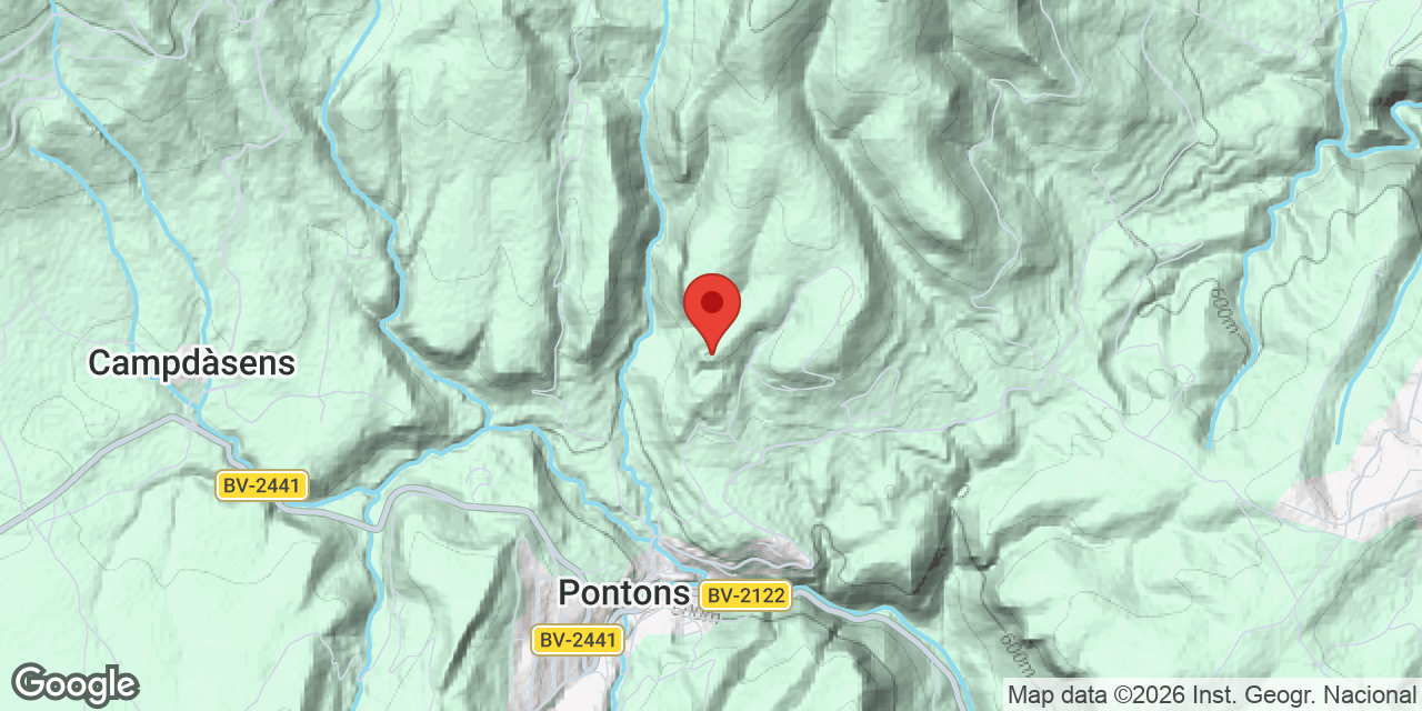 Mapa de situació de ROQUES XIQUES, ESQUERDES DE LES