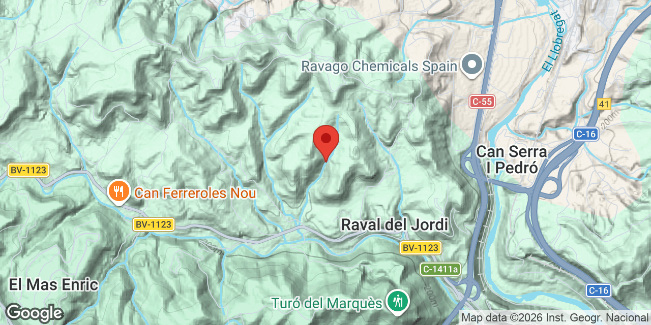 Mapa de situació de AVELLÀ, BALMA DE L'