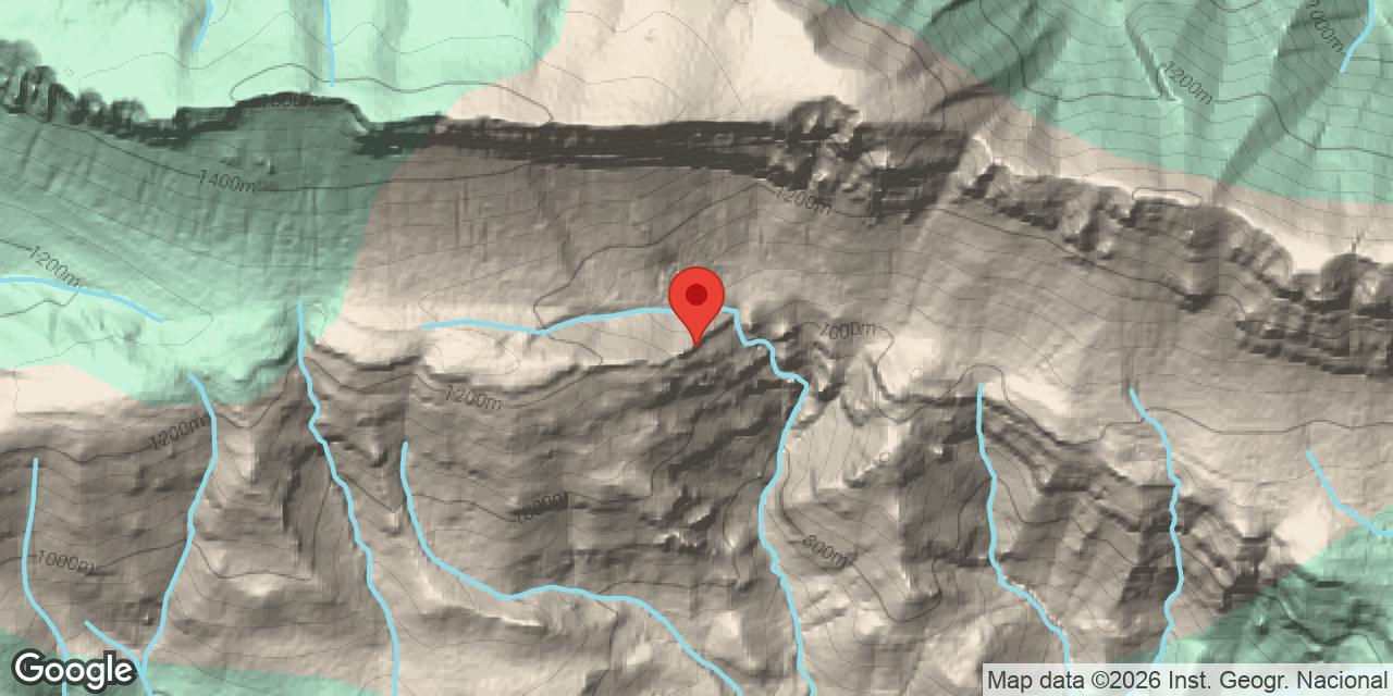 Mapa de situació de CRISTALL,  COVA DEL