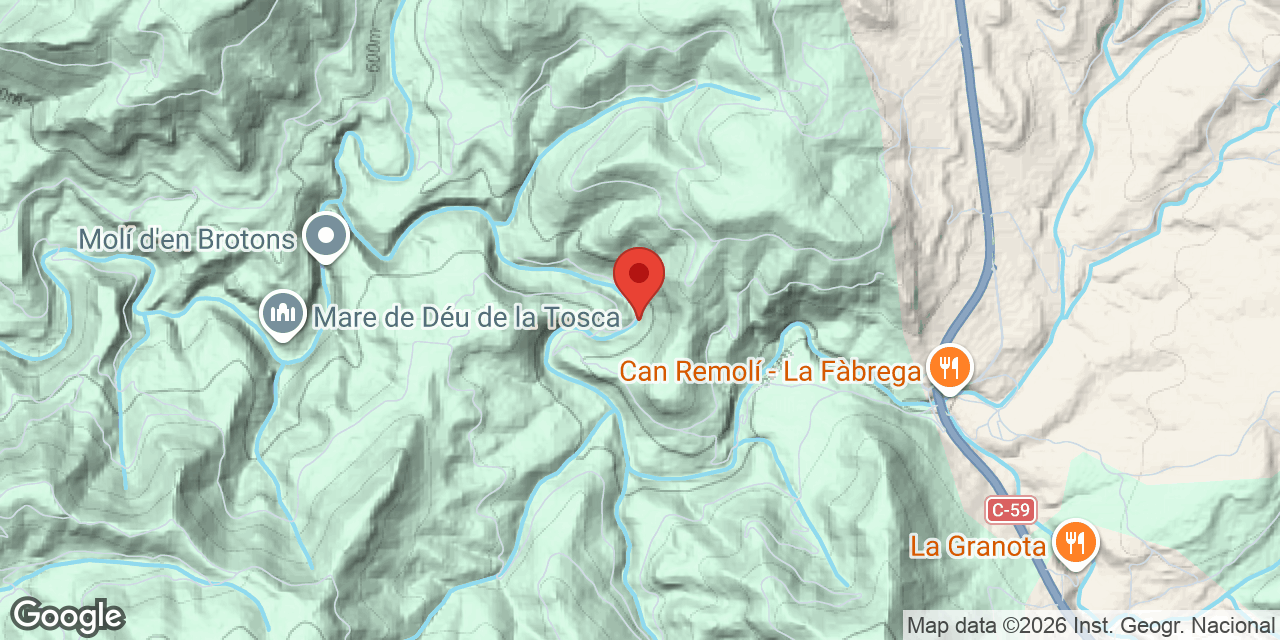 Mapa de situació de CROIXA, BALMA DE LA