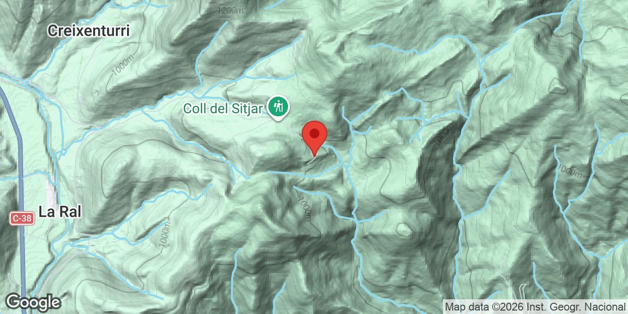 Carte de situation de R-8, AVENC PETIT DEL