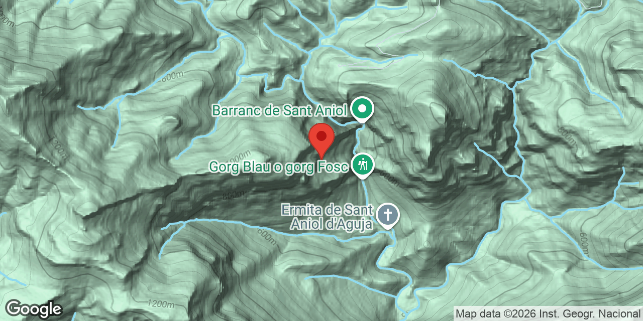 Mapa de situació de TRABUCAIRES, COVA DELS