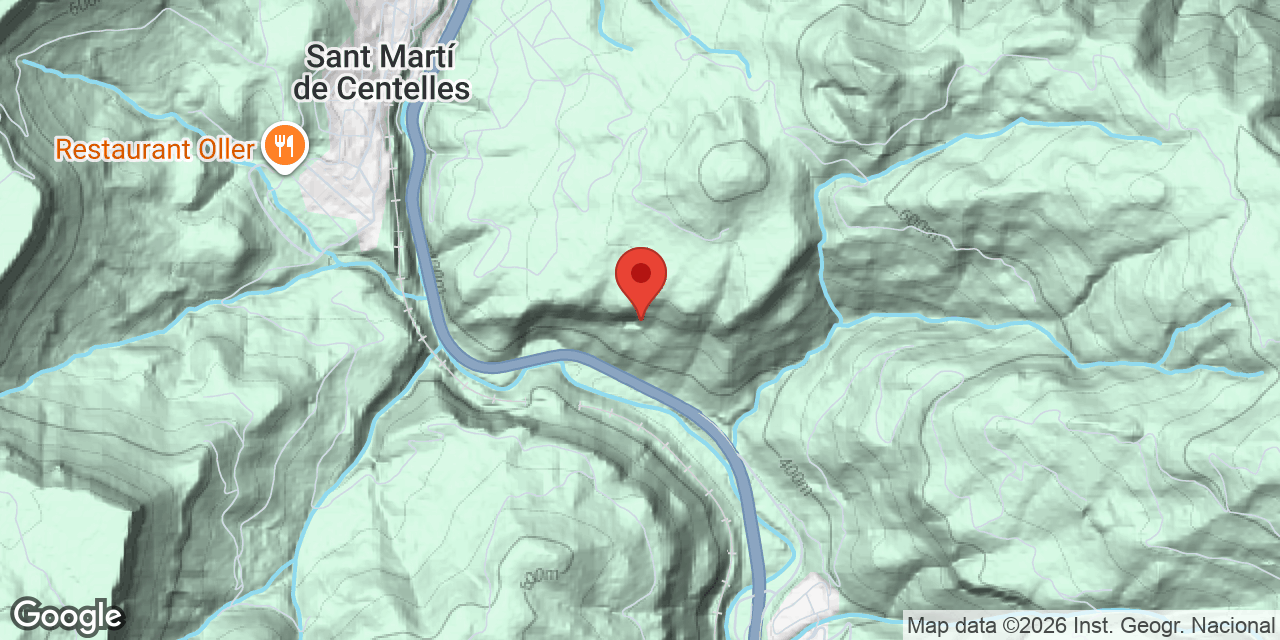 Mapa de situación de RIERAL, COVA DEL