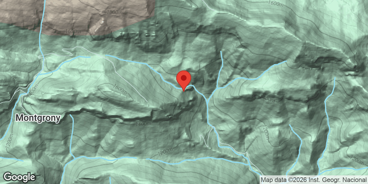 Mapa de situació de PUJANT, BALMA PETITA DEL