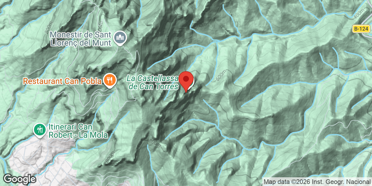 Mapa de situació de CASTELLASSA DE CAN TORRES, BALMA DE LA