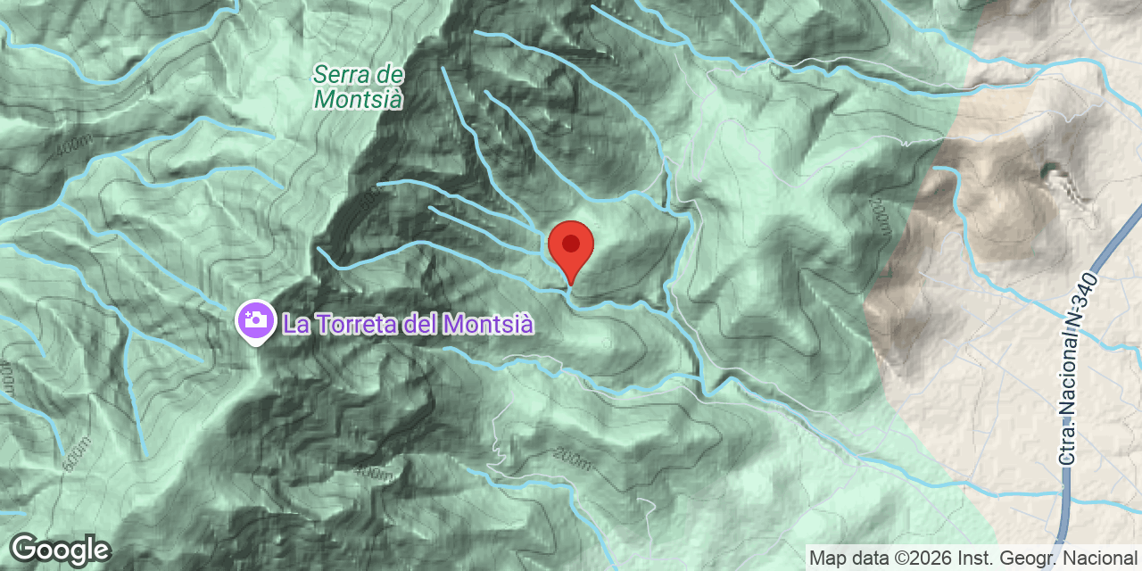 Mapa de situación de RACÓ DEL MELO, COVA DEL