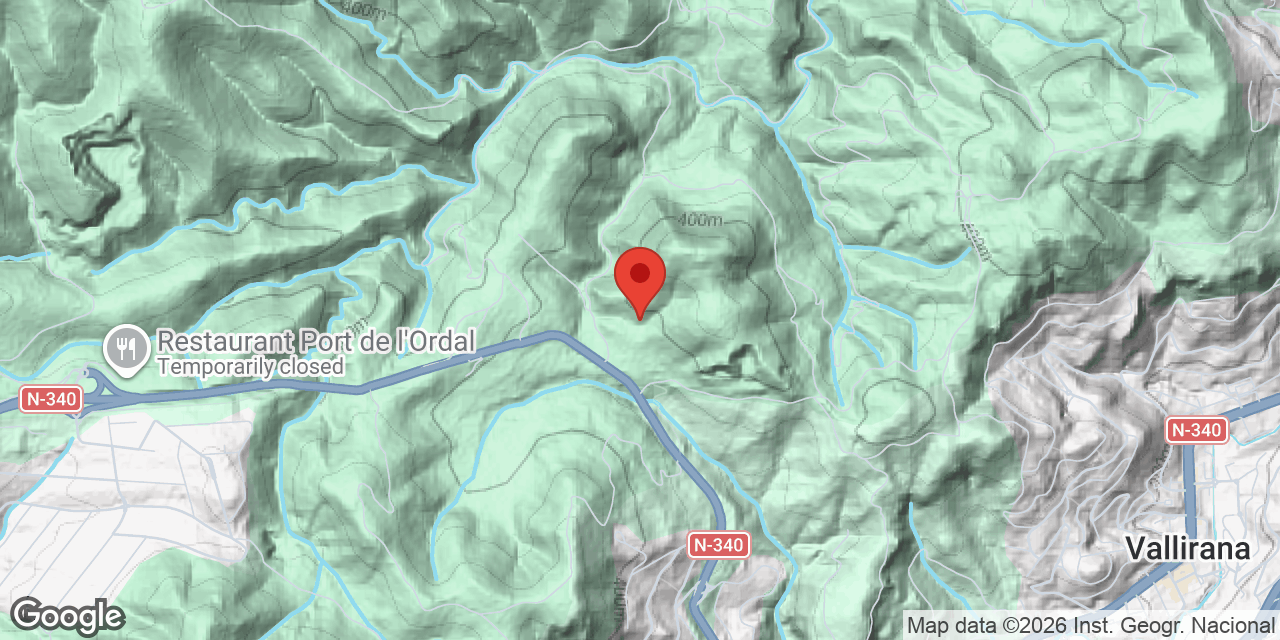Mapa de situació de LLEDONER, AVENCÓ DEL
