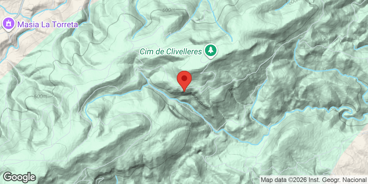 Mapa de situación de CLIVELLERES, BALMA DE LES