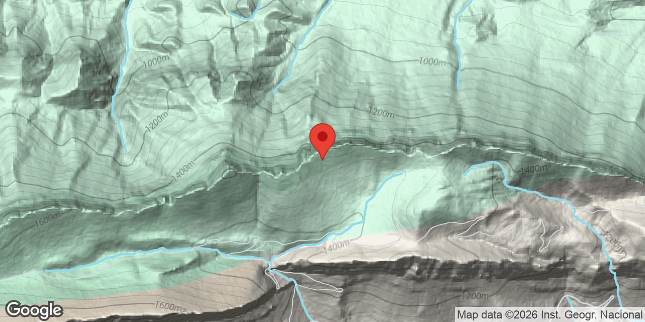Mapa de situació de TRONS, AVENC DELS