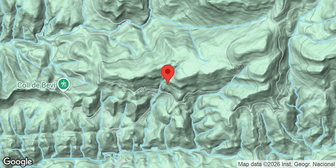 Mapa de situació de CAN BURRES, BAUMA DE