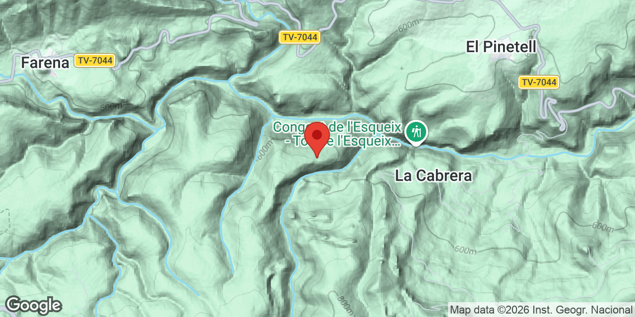 Carte de situation de SERRA DEL MASIET, AVENC DE LA