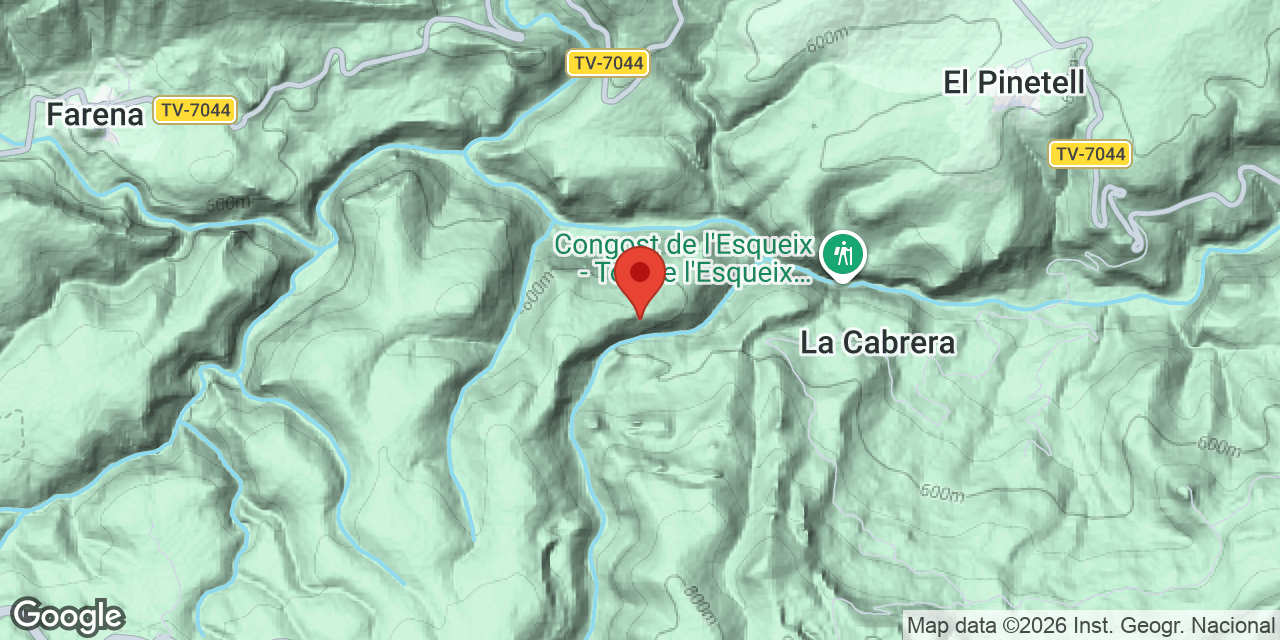 Mapa de situació de ARBRES PETITS, AVENC DELS
