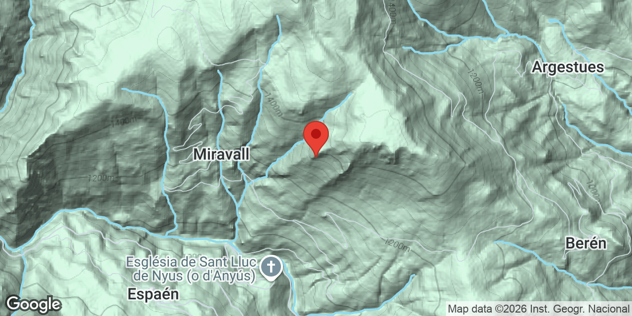 Location map of NEGRE DE MIRAVALL, FORAT
