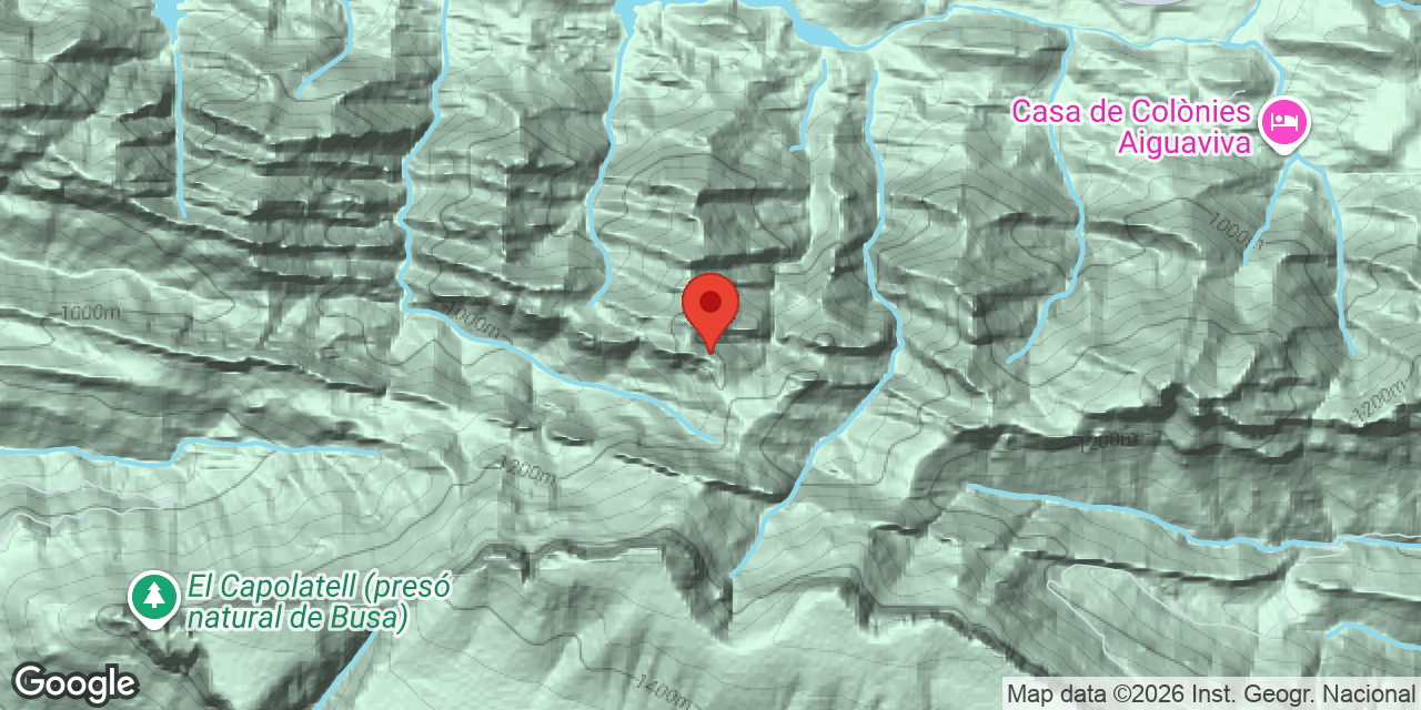Mapa de situació de MAÇANA, BÒFIA DE