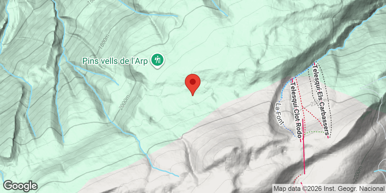 Mapa de situació de RATA, AVENC DE LA