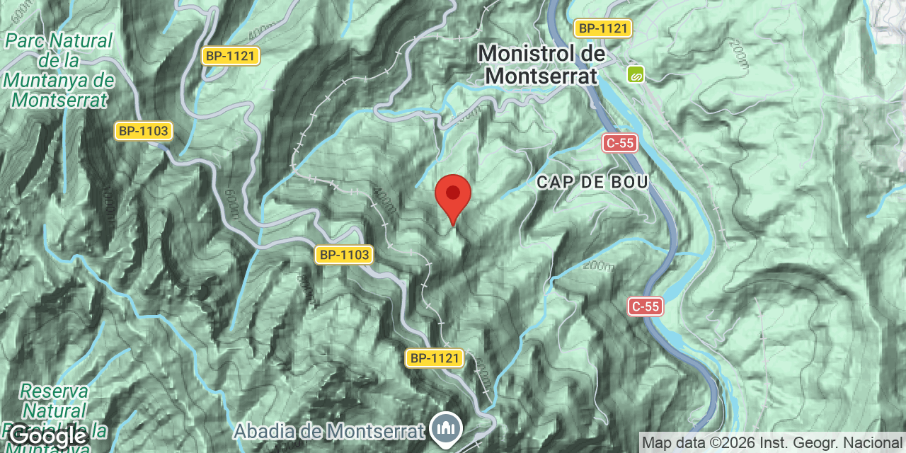 Mapa de situació de COLL CABIRÓ, COVA DE